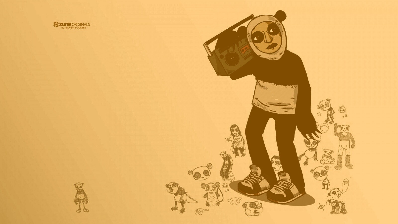 Панда - ньюэйдж обои