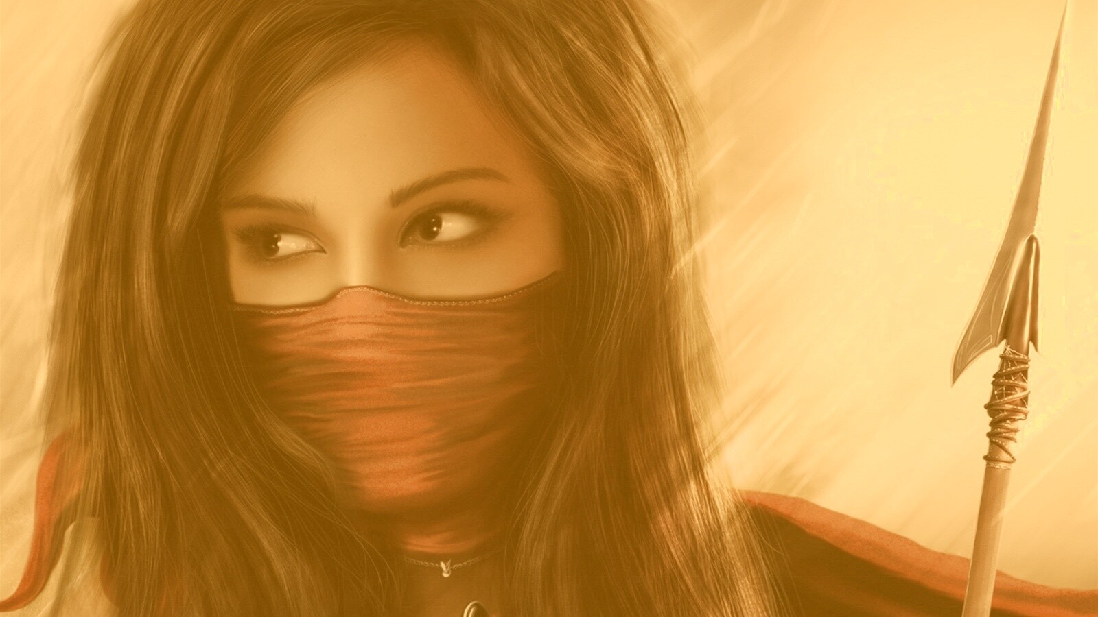 Девушка - ассасин обои