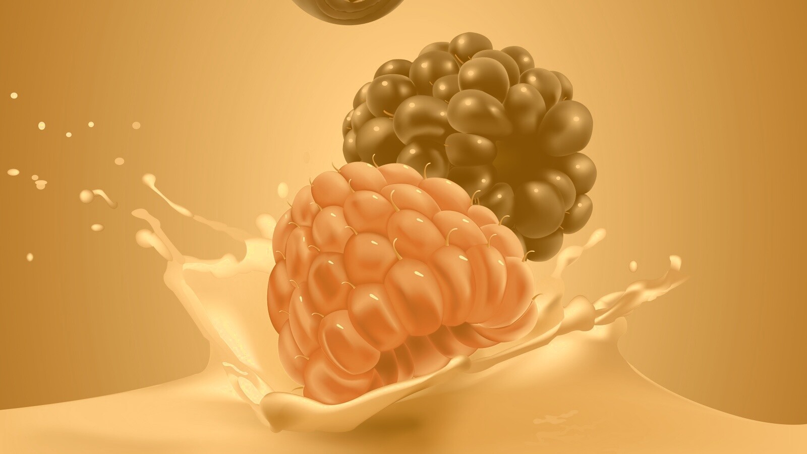 Векторные ягоды обои