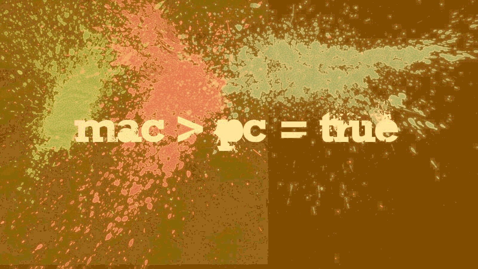 Mac лучше Pc обои