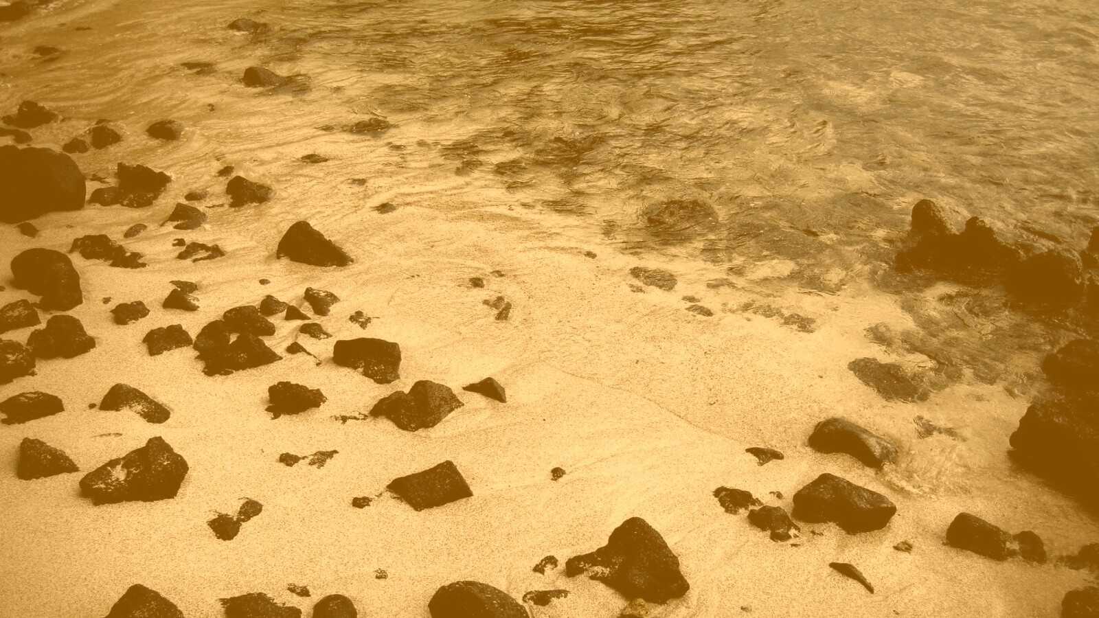 Каменистый берег обои