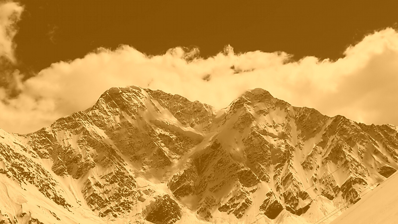 Снежные горы обои