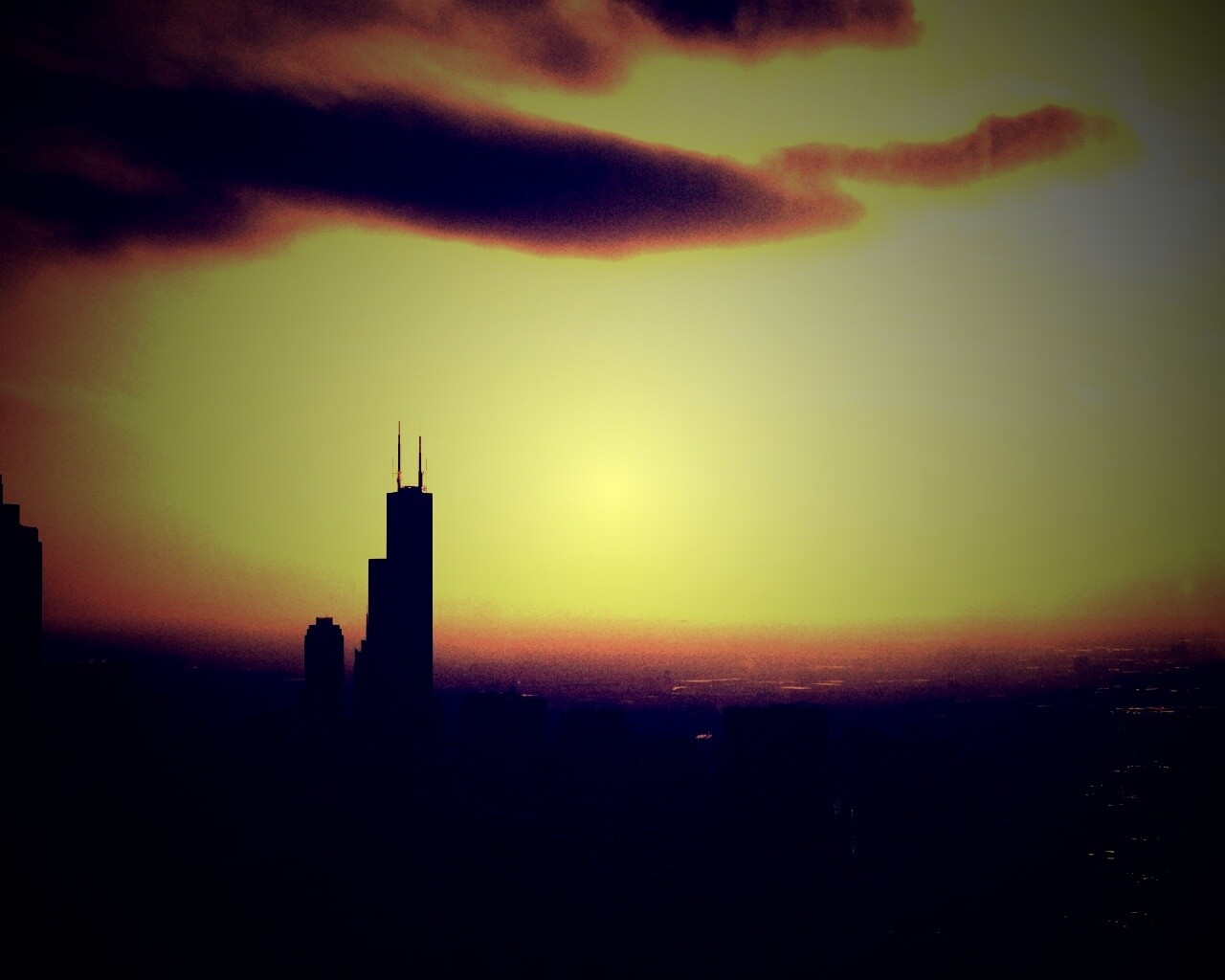 Большой мегаполис обои