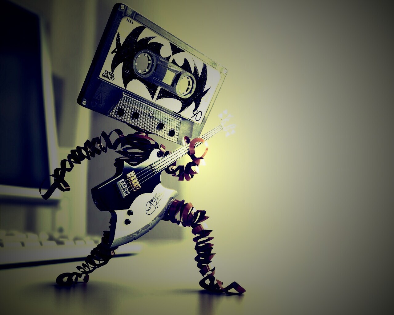 Кассетная музыка обои