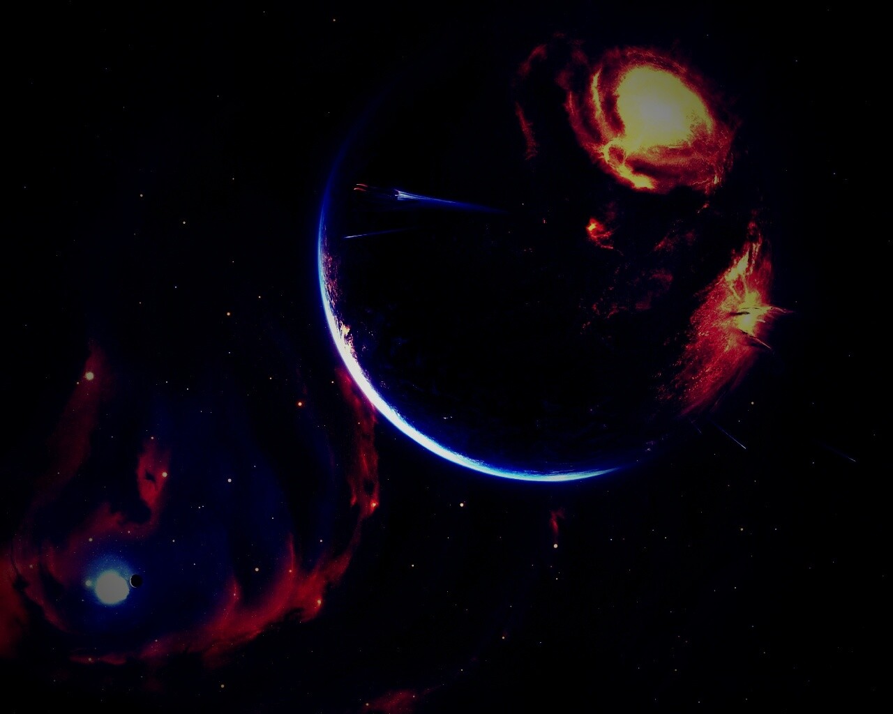 Разрушение планеты обои