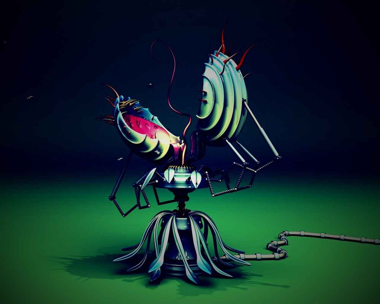 Механическая венерина мухоловка обои