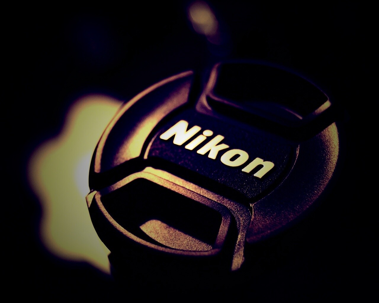 Крышечка от объектива Nikon обои