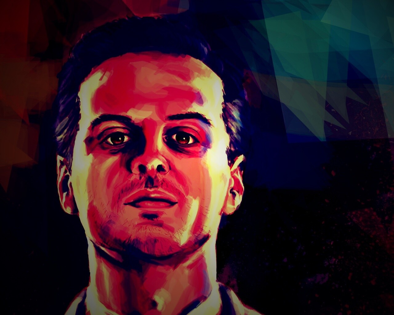 Портрет Джима Мориарти обои