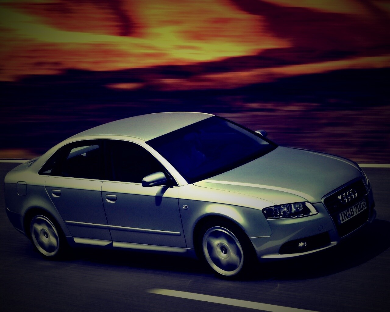 Седан Ауди обои