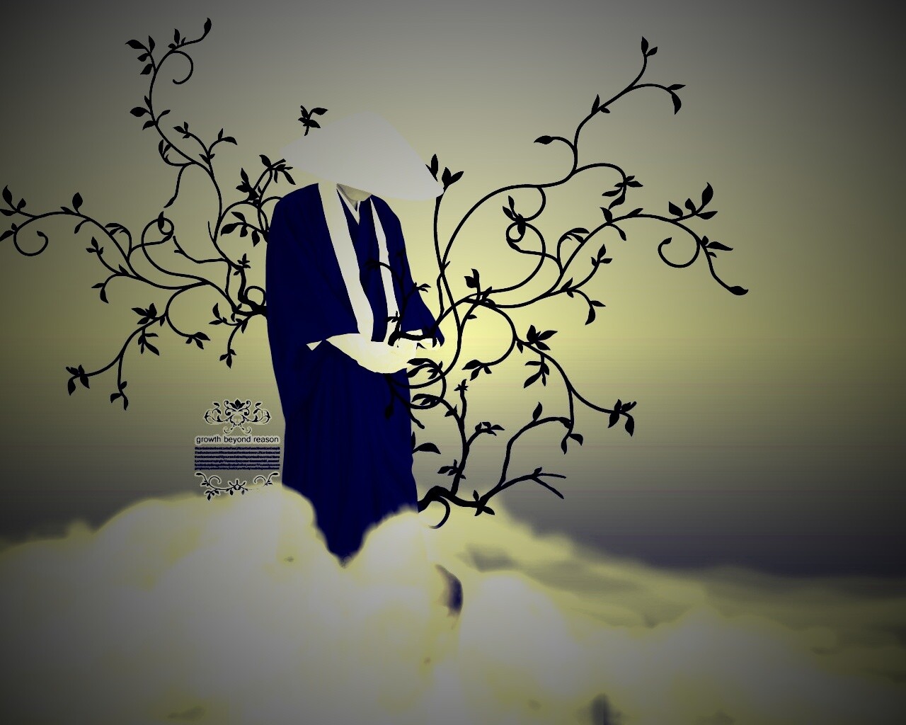 Молящийся монах обои