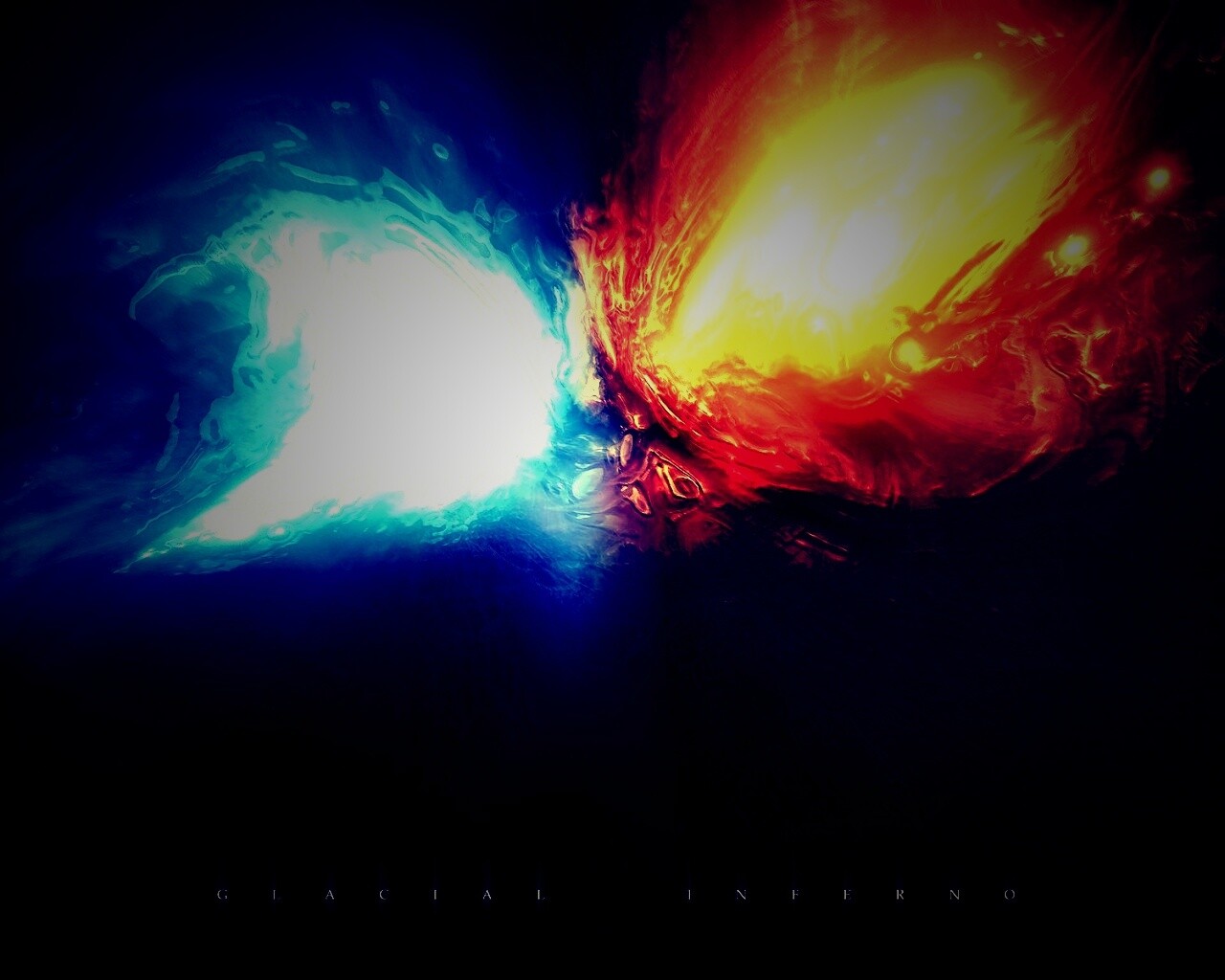 Огонь против льда обои