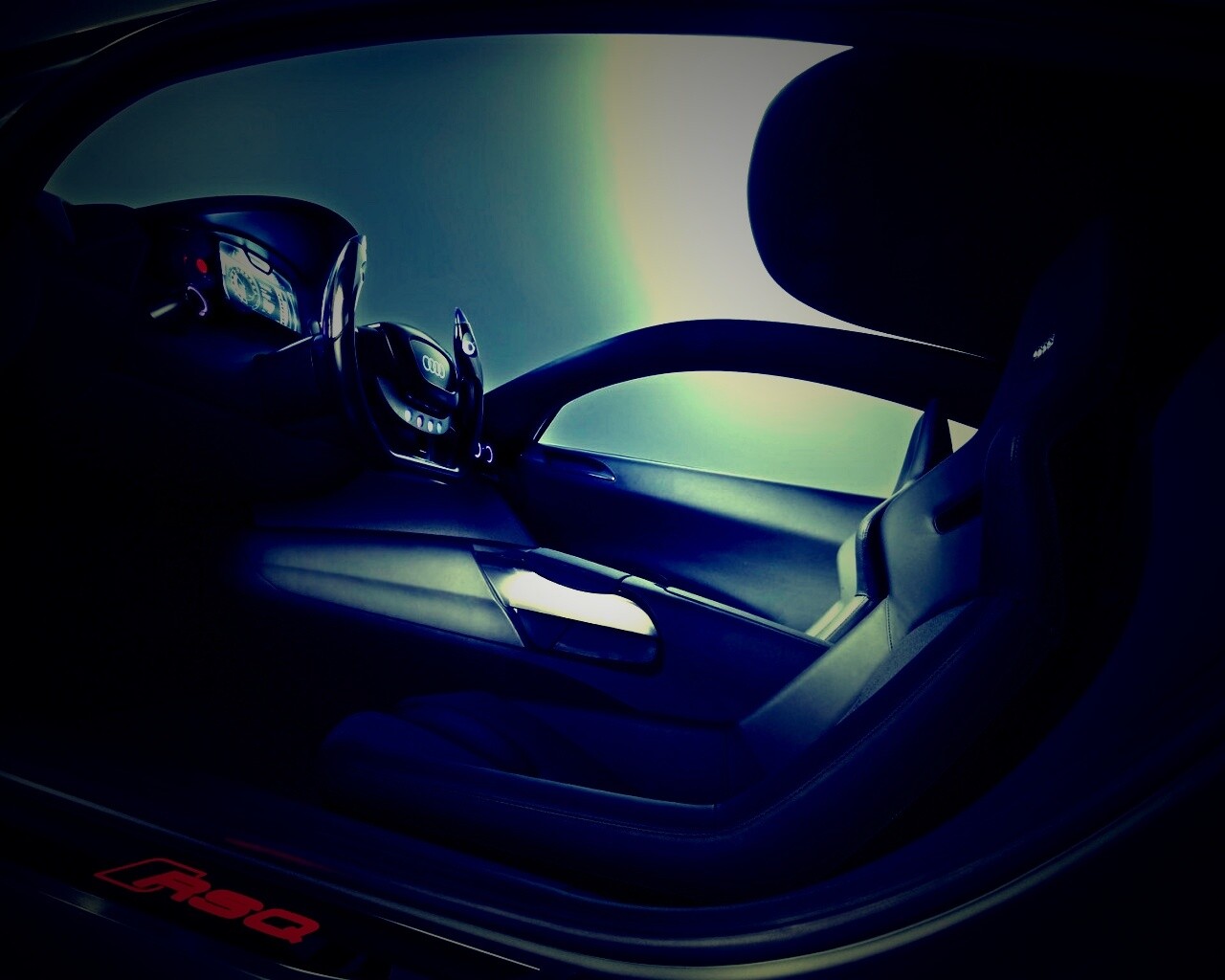 В салоне концепта Audi RSQ обои