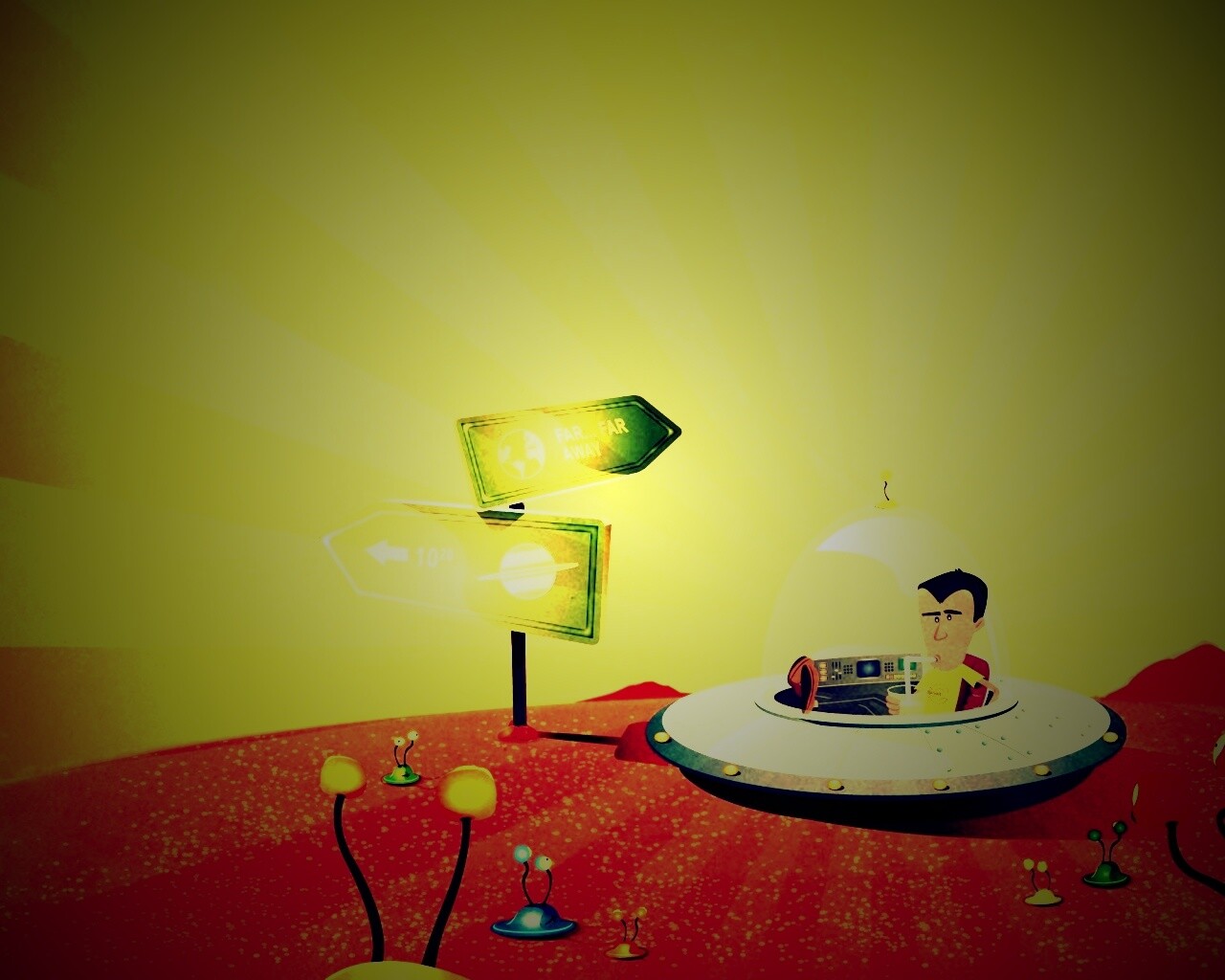 Космическое путешествие обои