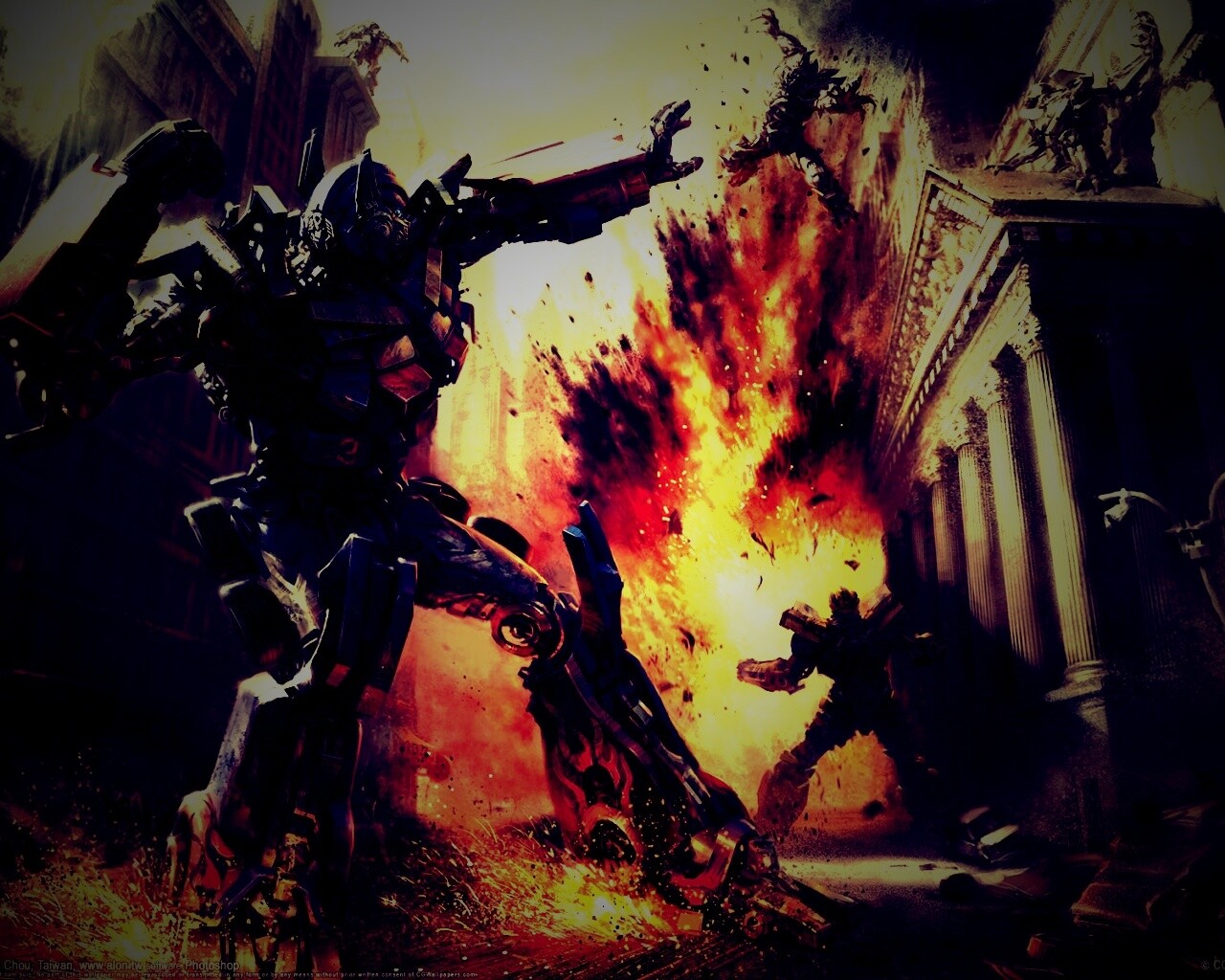 Автоботы против Десептиконов обои