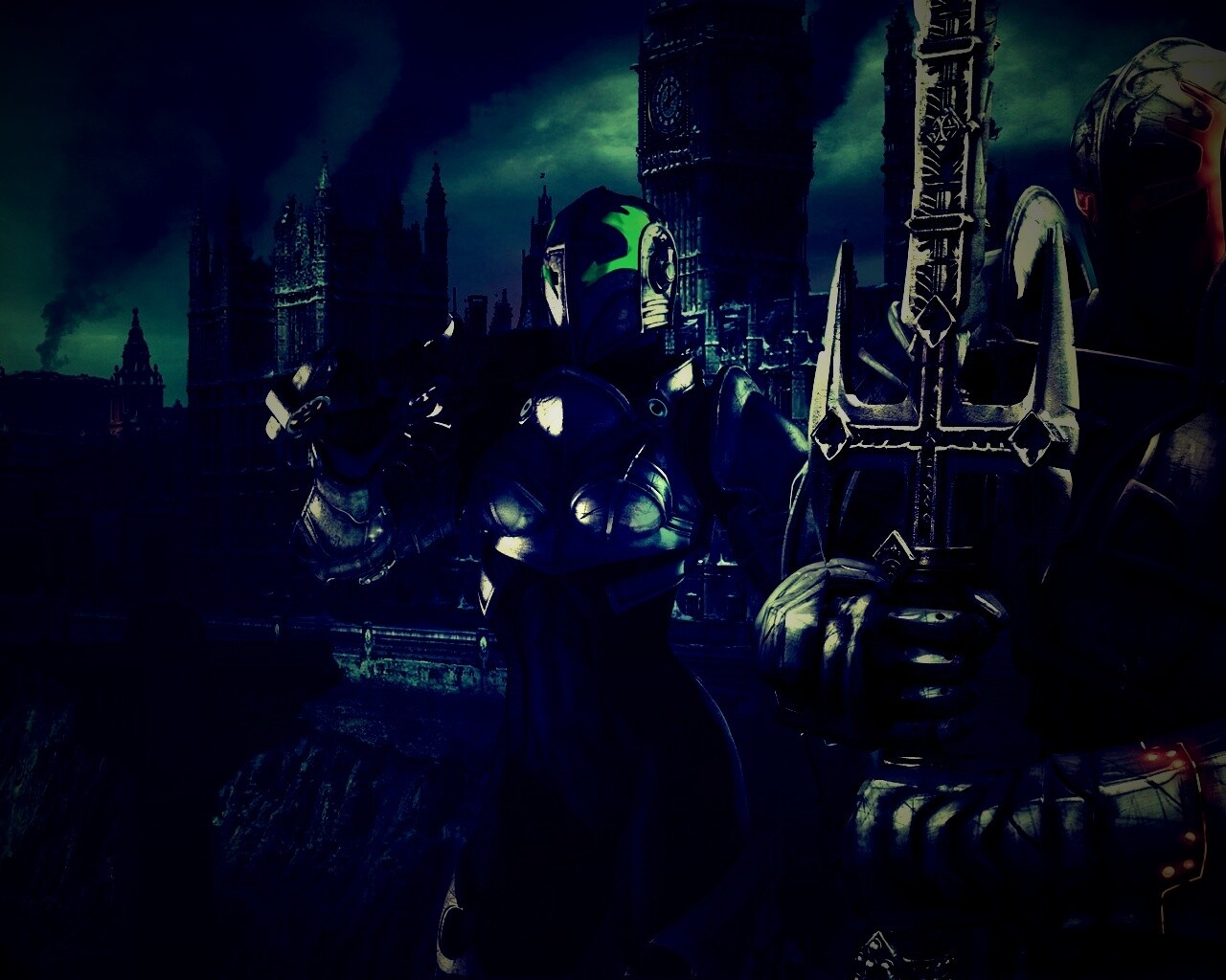 Постапокалиптический Лондон из игры обои