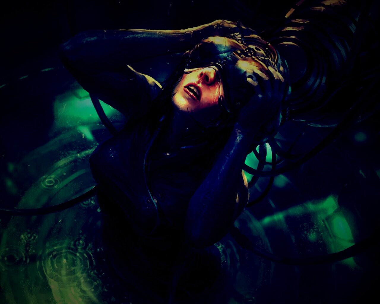 Подключенная к матрице обои