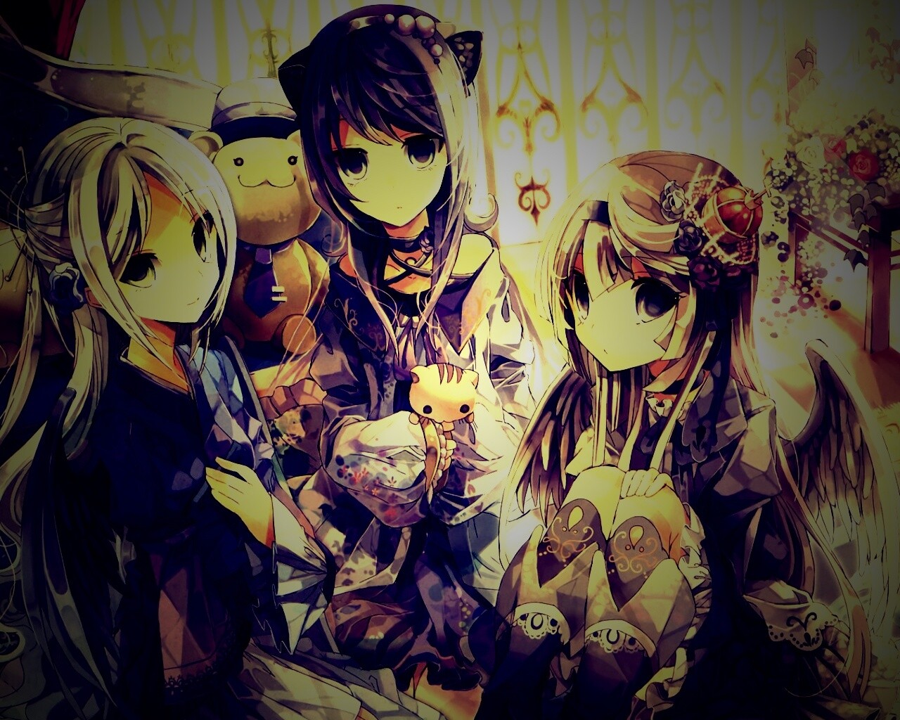 Три лоли обои