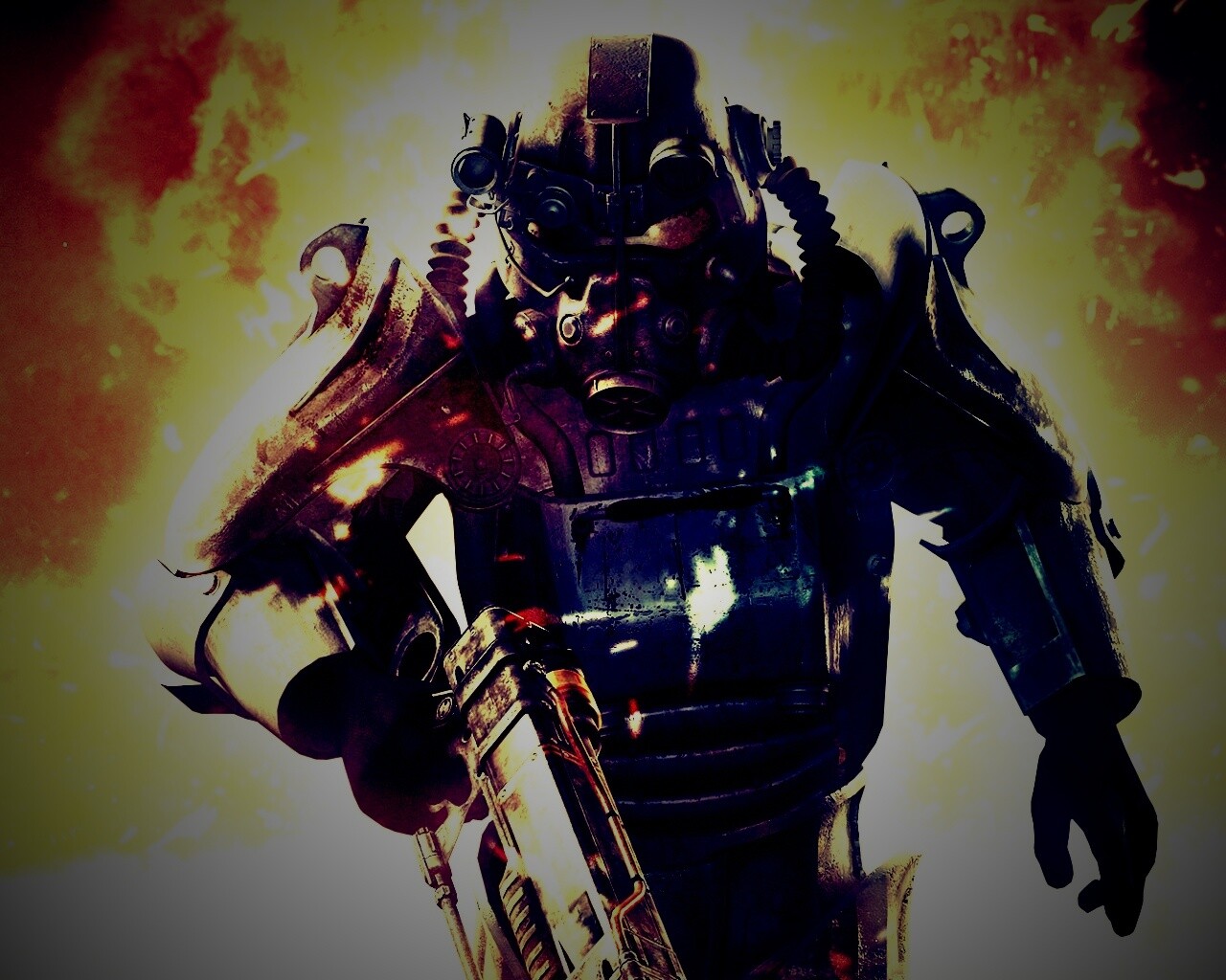 Солдат Братства Стали обои