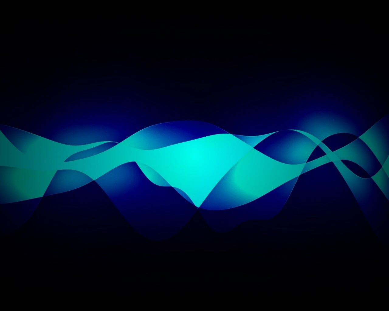 Синии волны обои