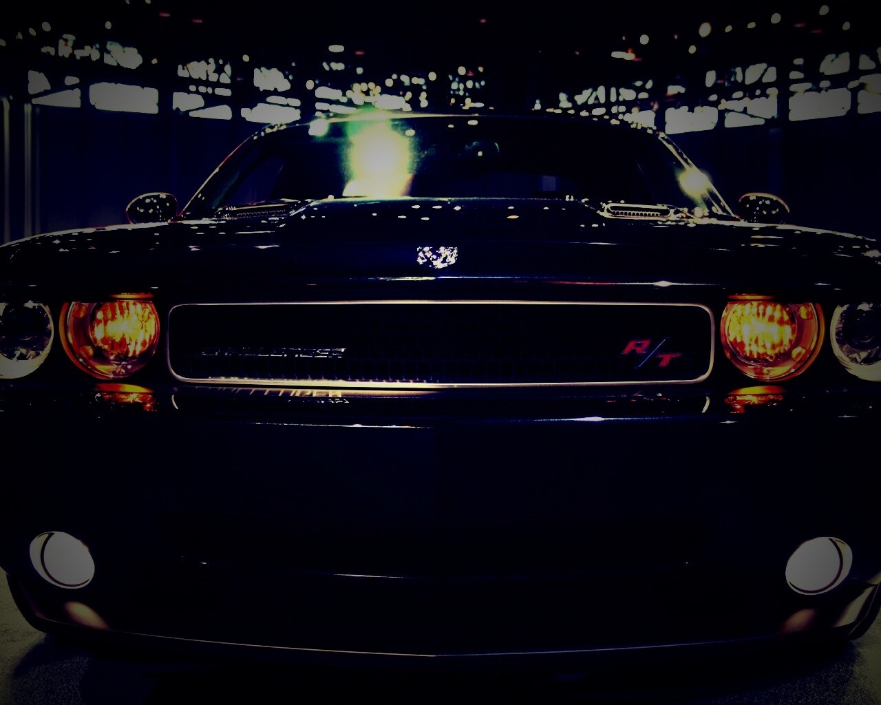 Фары Dodge Challender обои