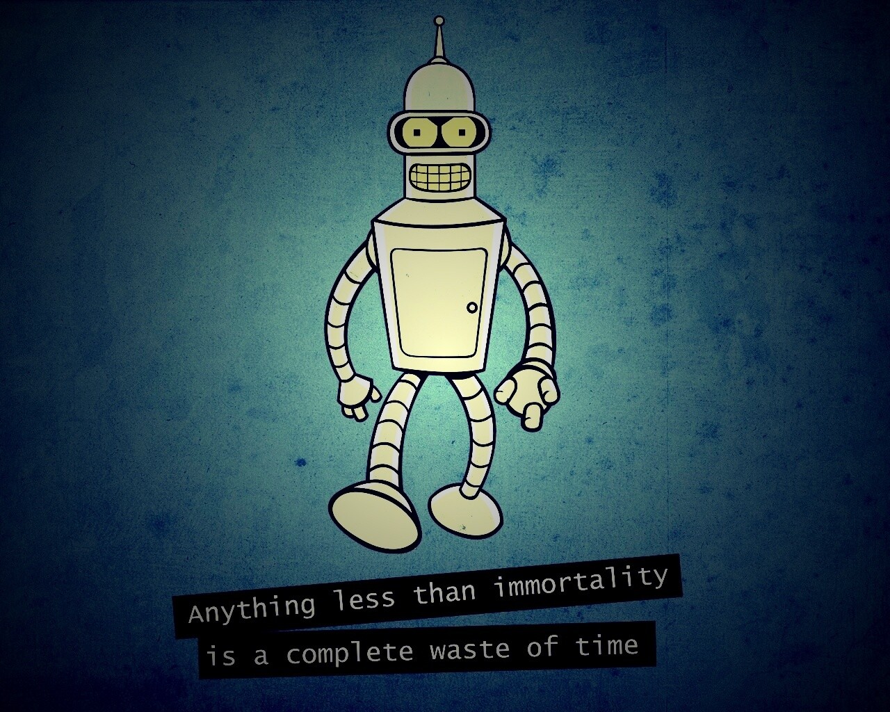 Бендер о смысле жизни обои