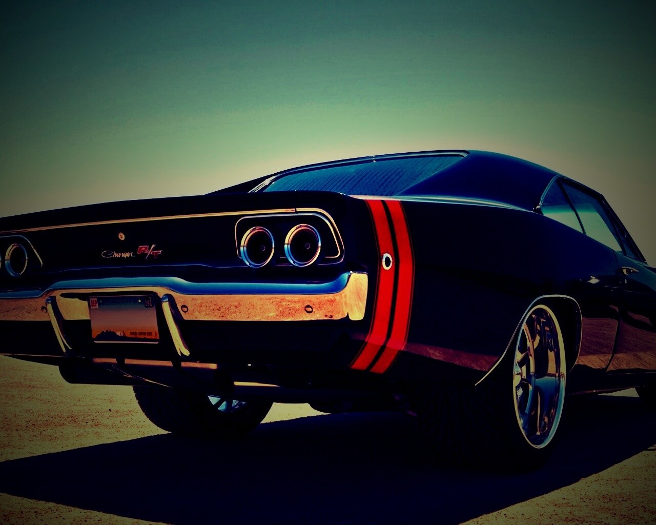 Зад Dodge Charger обои