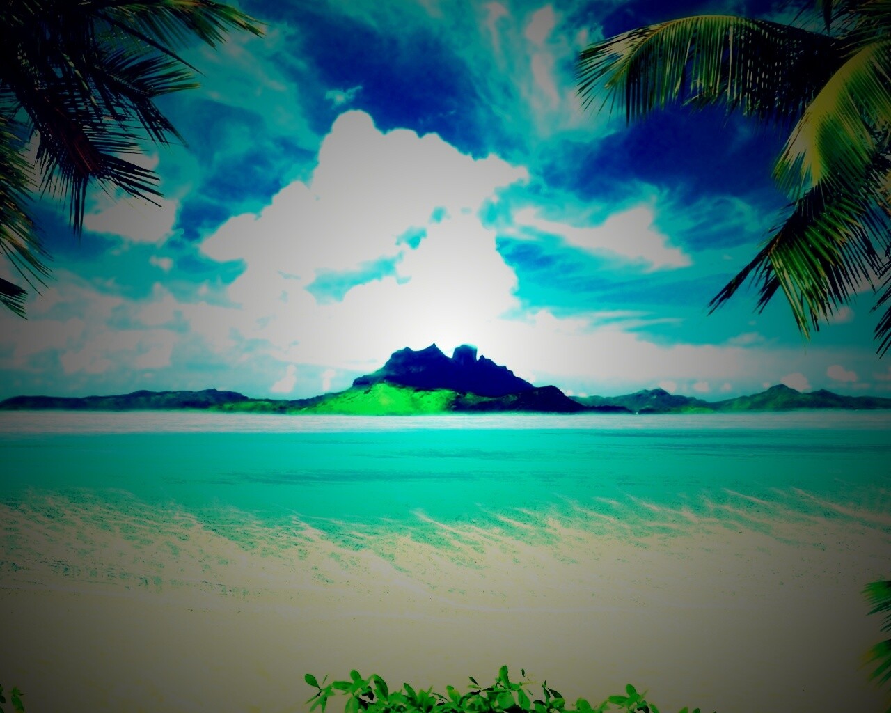 Тропический рай обои
