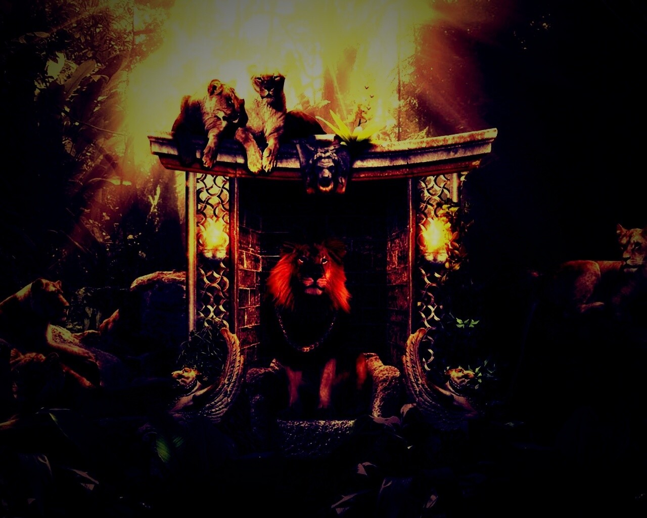Царь зверей обои