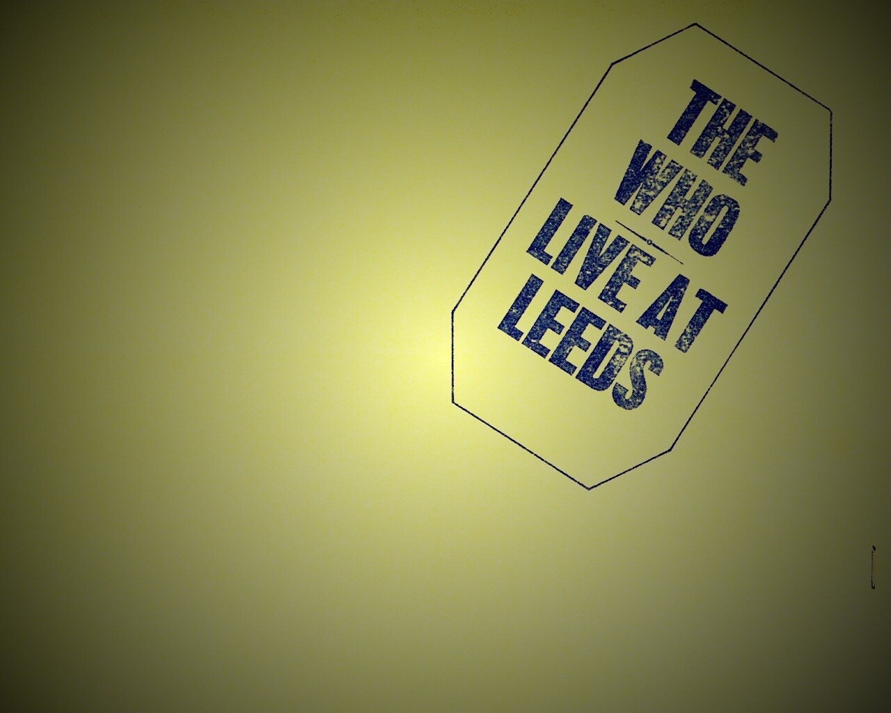 The who live at leeds обои