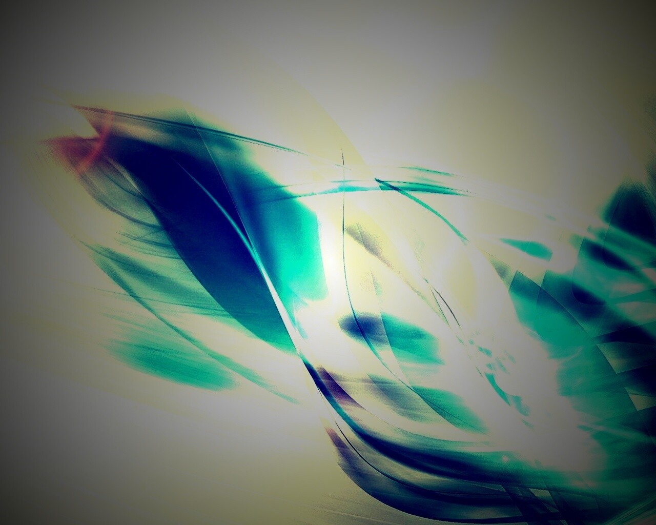 Светящиеся полупрозрачные волны обои