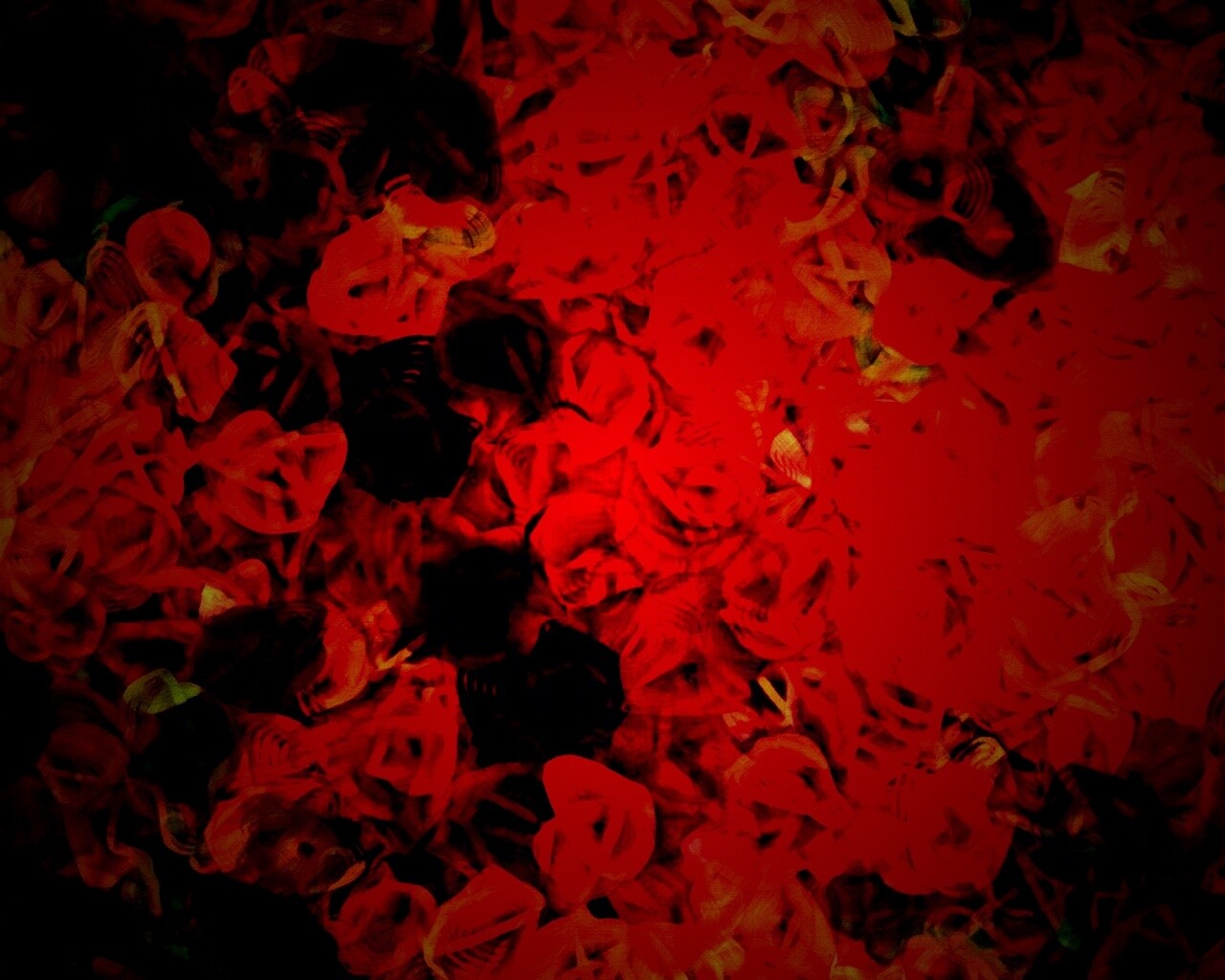 Разноцветные завитушки обои