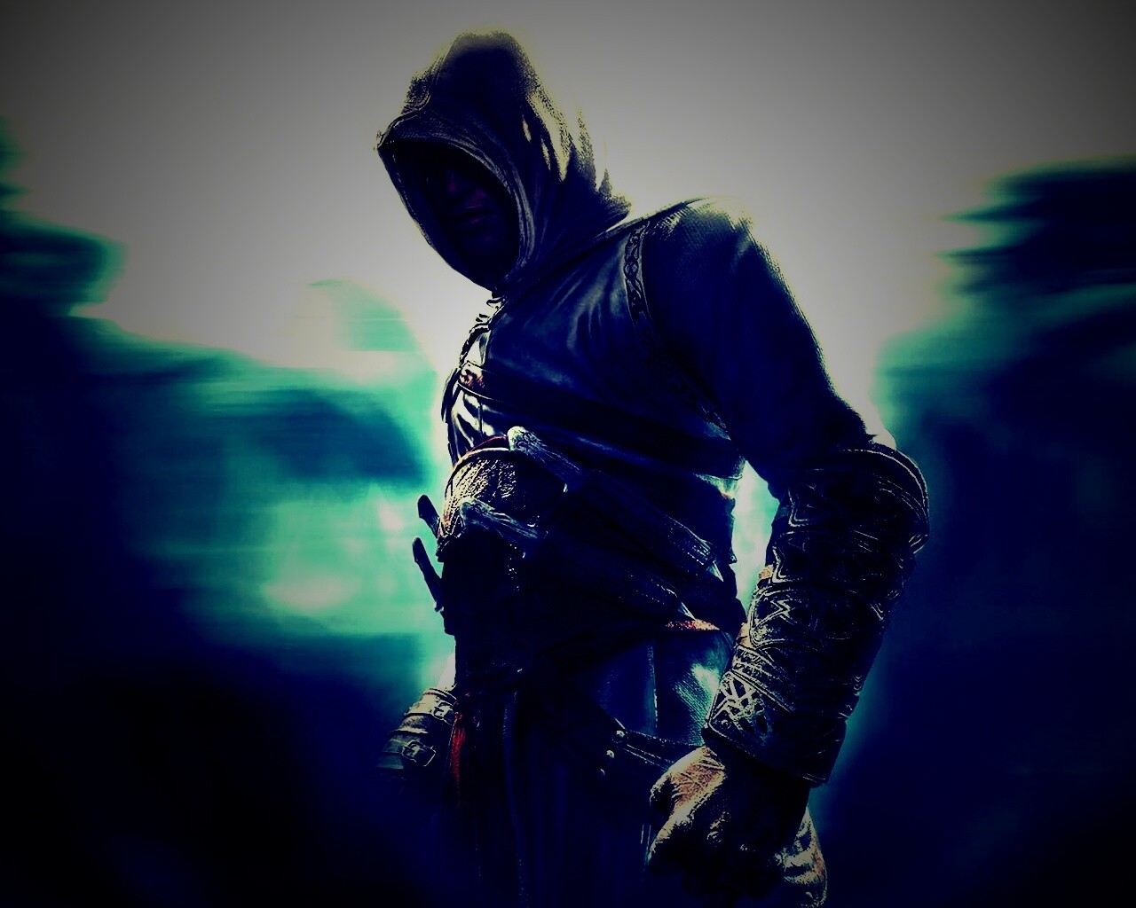 Ассасин в толпе обои