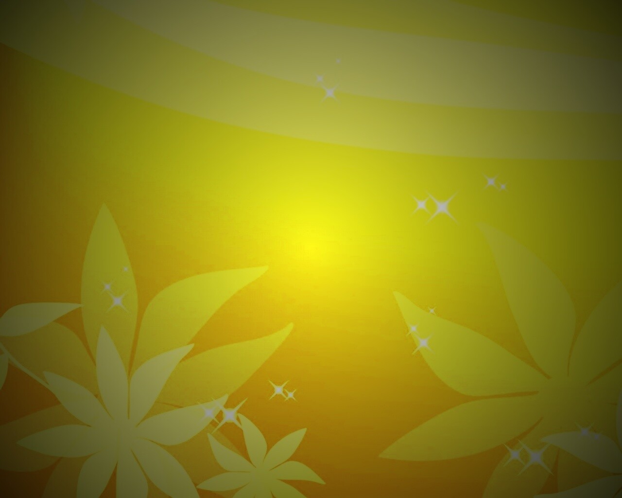 Оранжевый цветочный фон обои