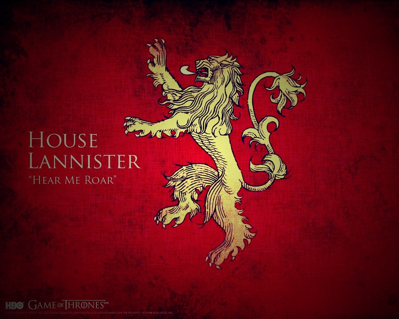 Герб дома Ланнистеров обои