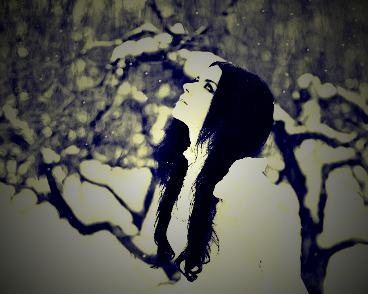 Белоснежная леди обои