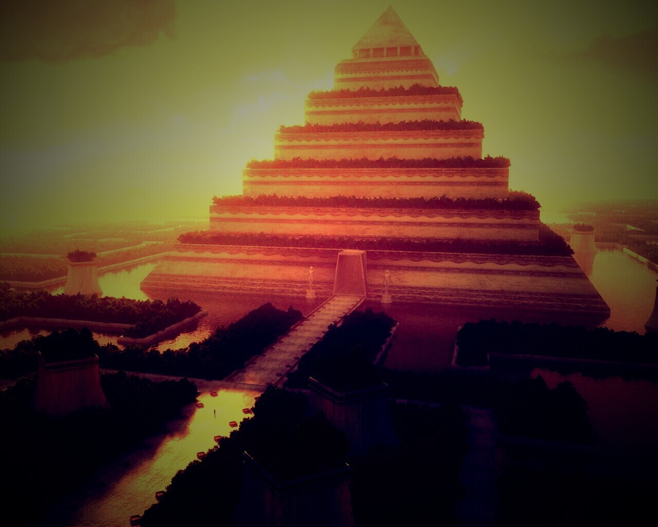 Пирамида обои