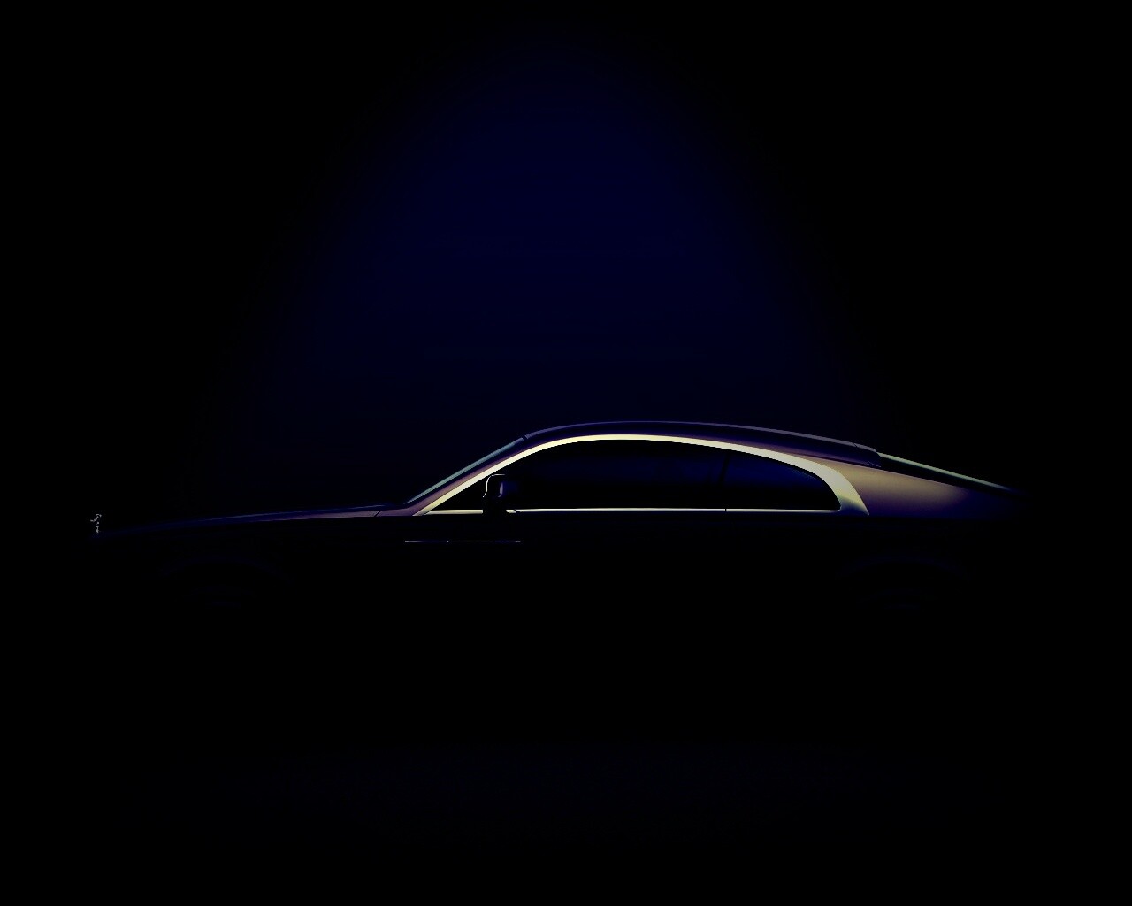 Силуэт Rolls Roys обои