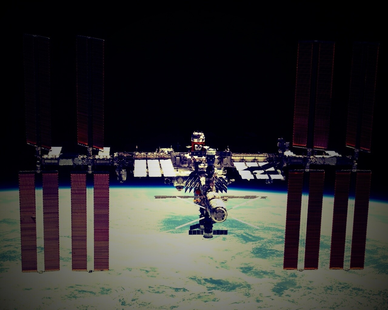 Международная космическая станция обои