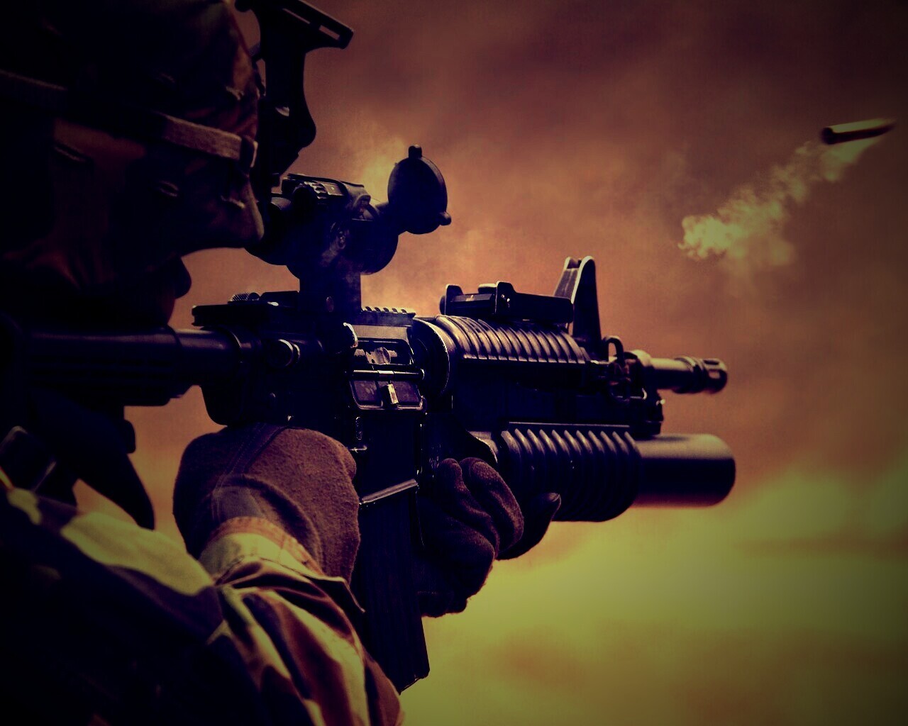 Выстрел обои