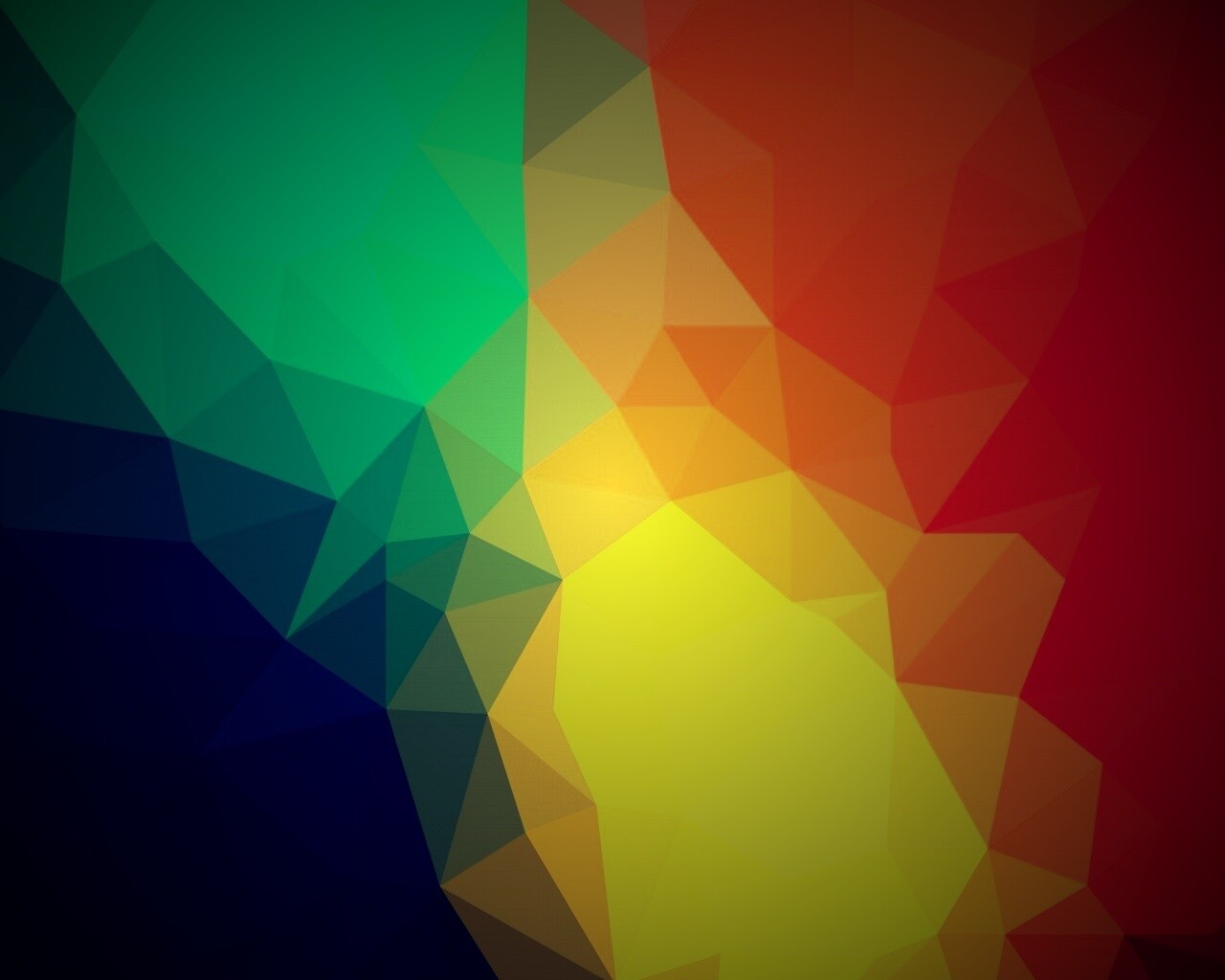 Фон с разноцветными треугольниками обои