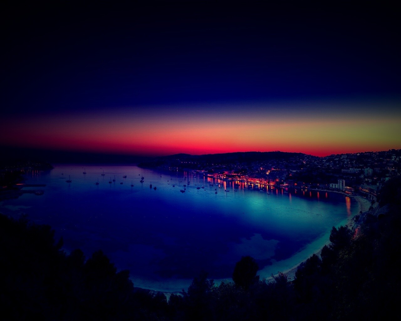 Ночь в Монако обои