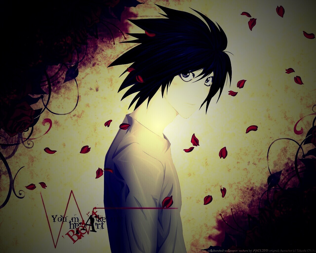 Тетрадь смерти, фанарт обои