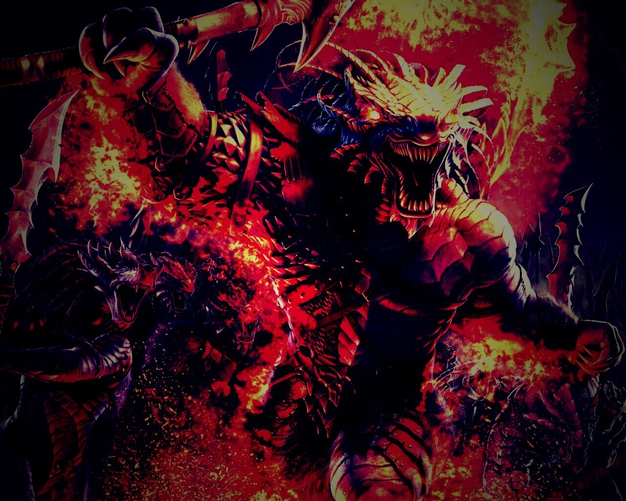 Dragonborn Barbarian обои