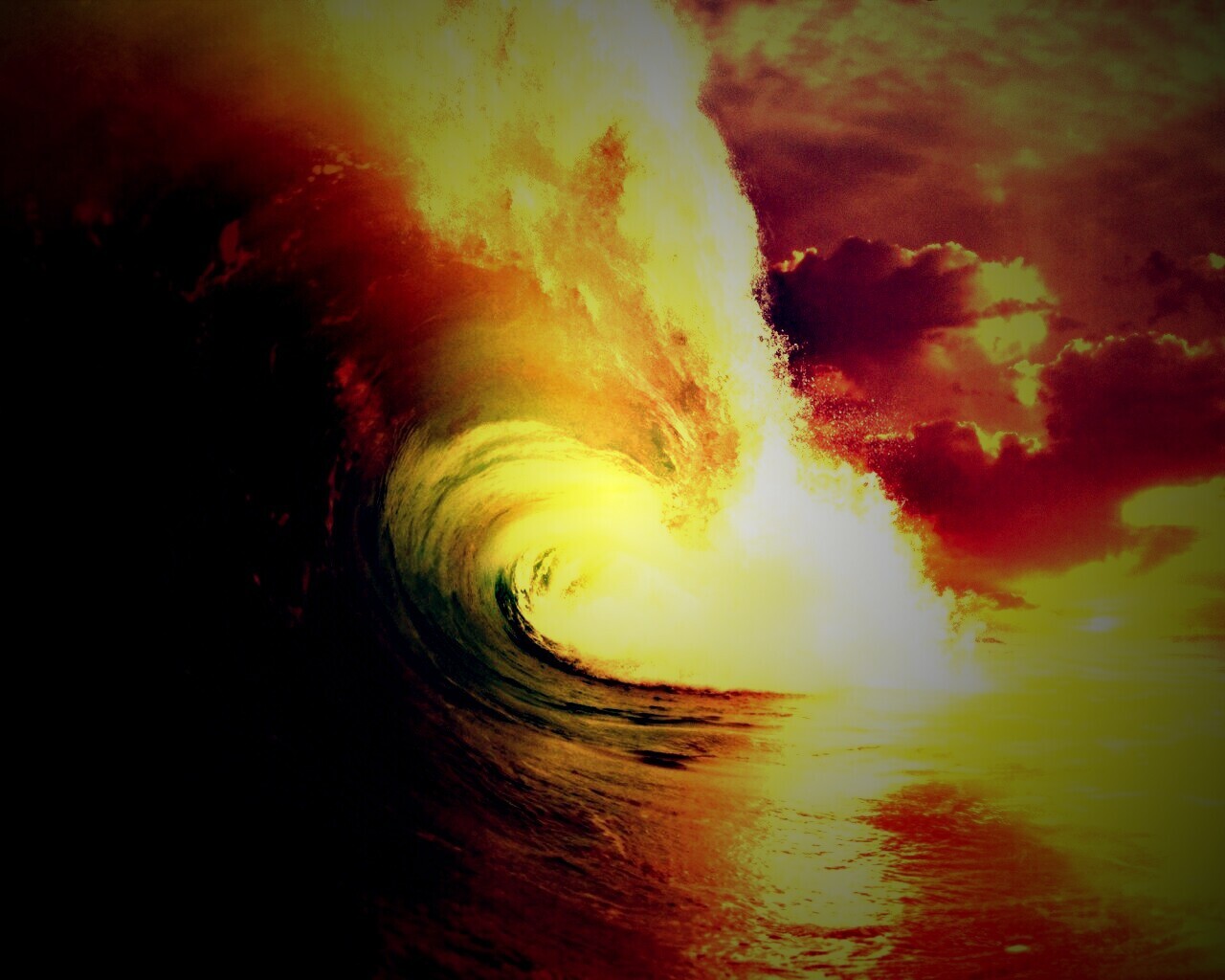 Цунами обои