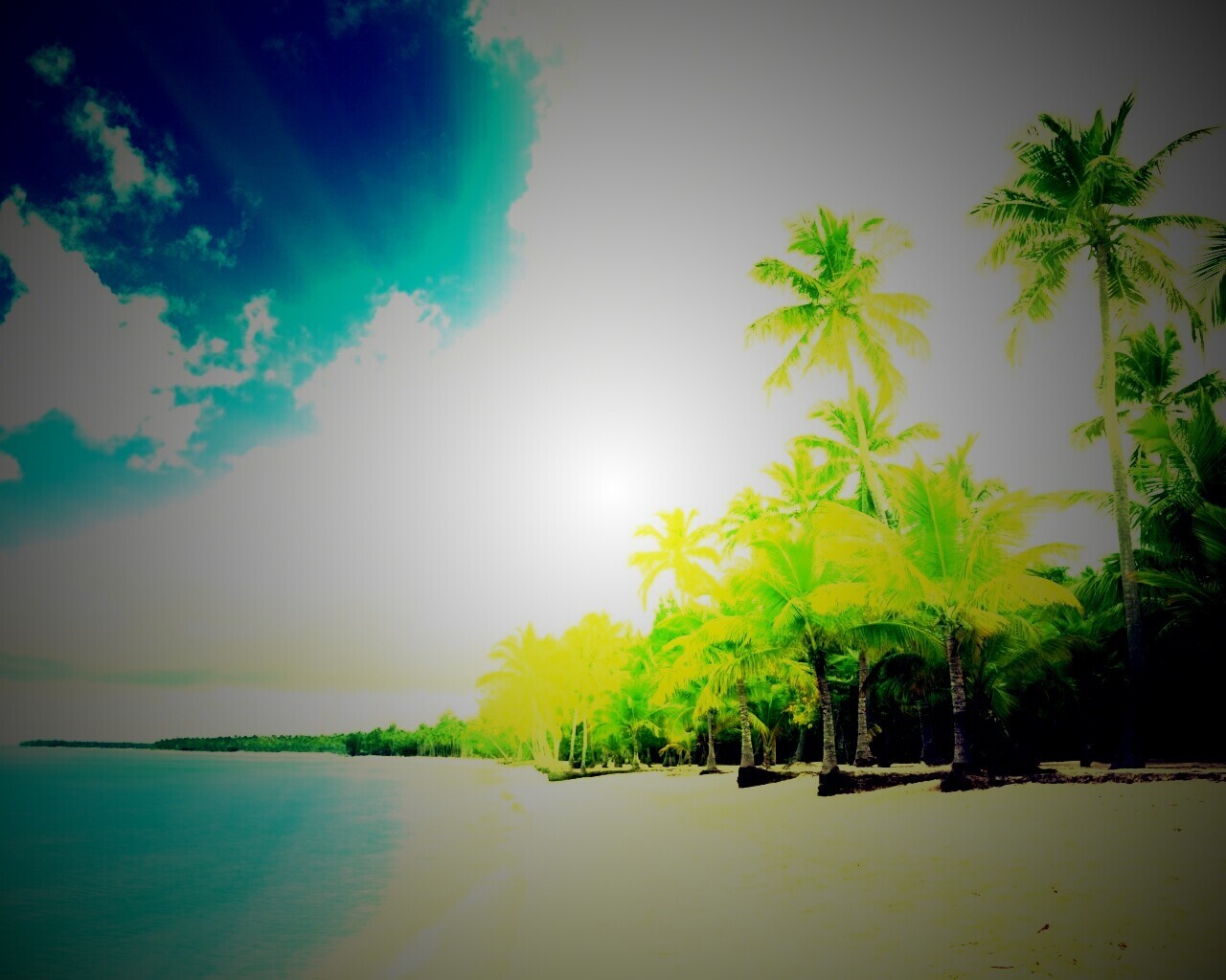 Тропическое побережье обои