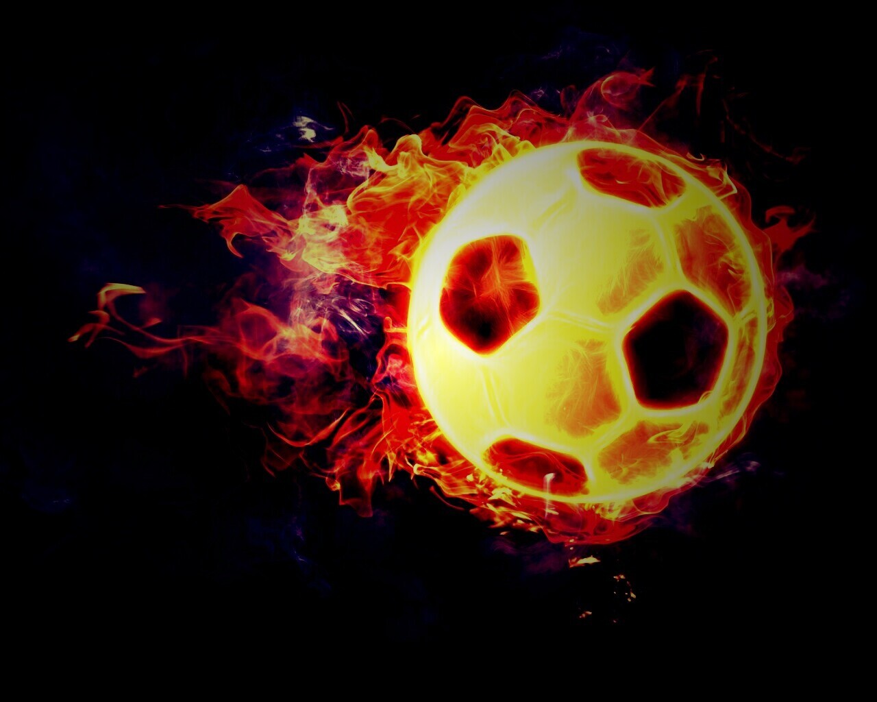 Огненный мяч обои