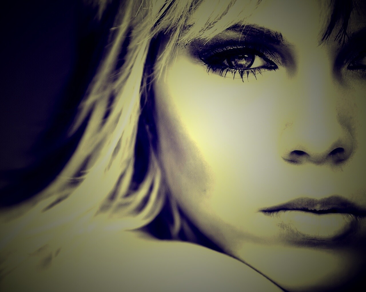 Черно-белое обои