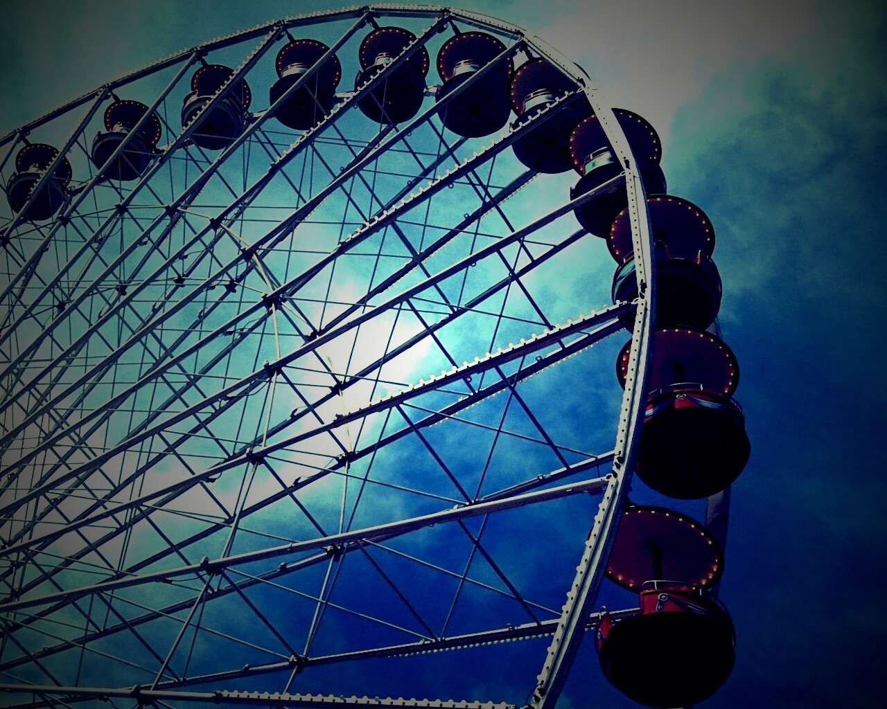 Колесо обозрения обои