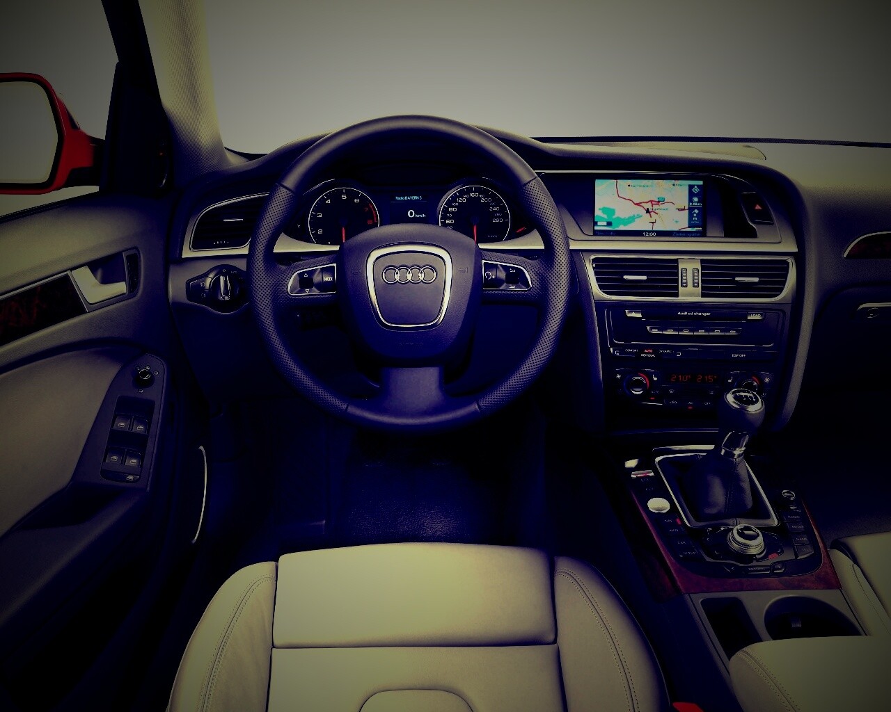 Салон ауди обои