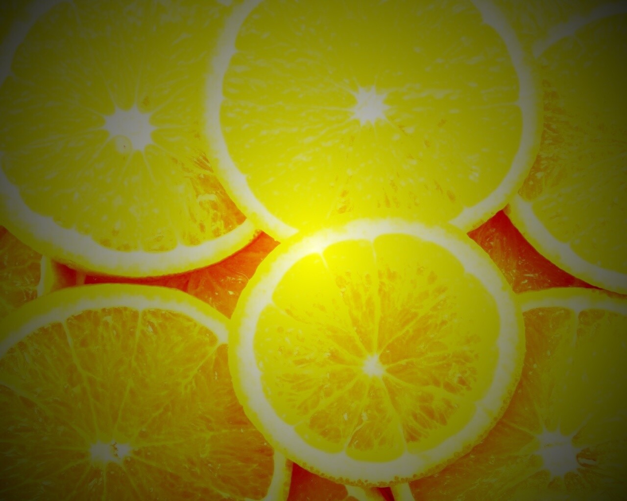 Апельсиновые дольки обои